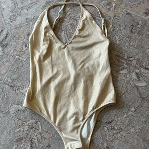 Gold bodysuit - size medium
